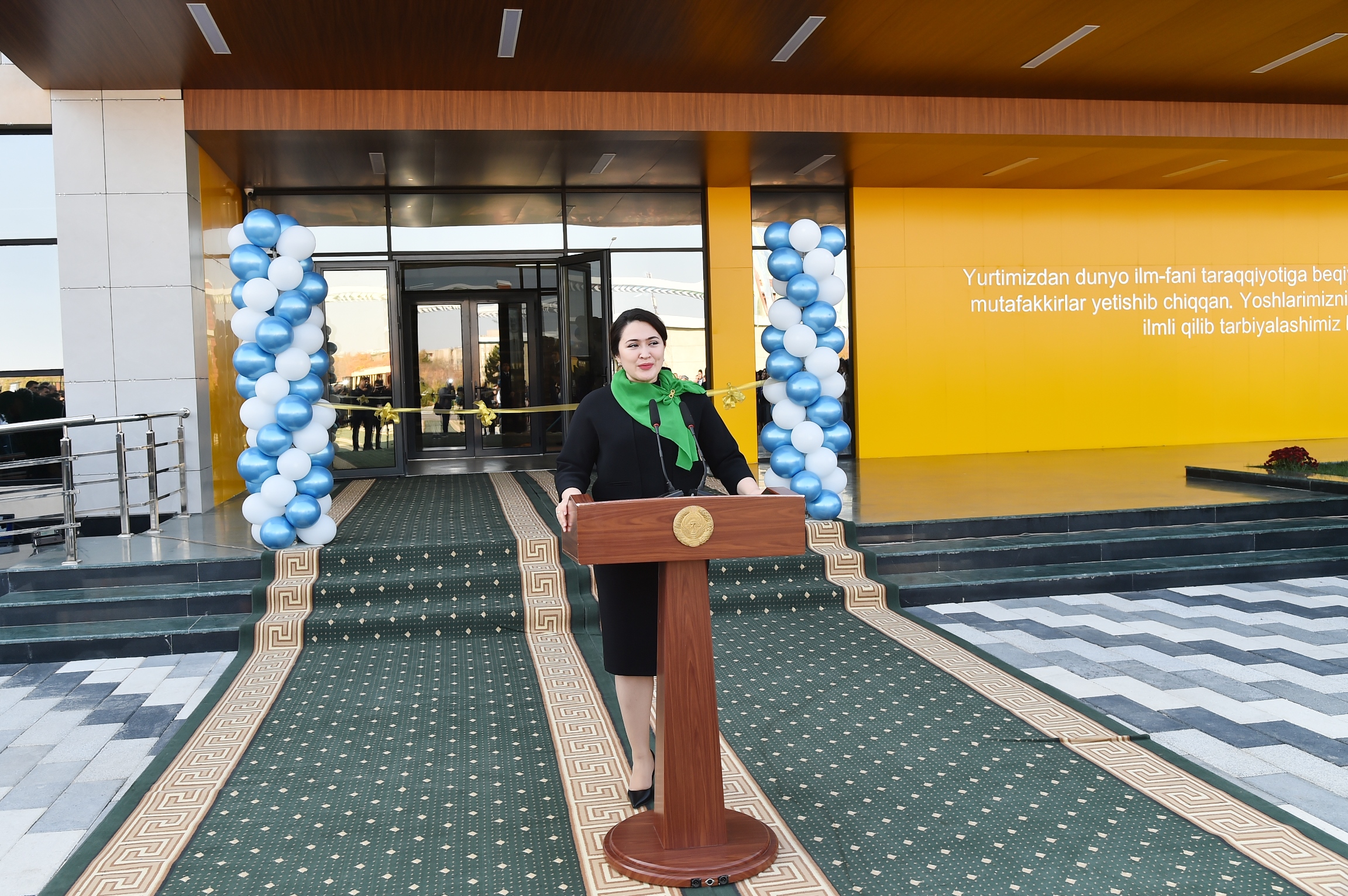Opening of the Presidential School in Navoi