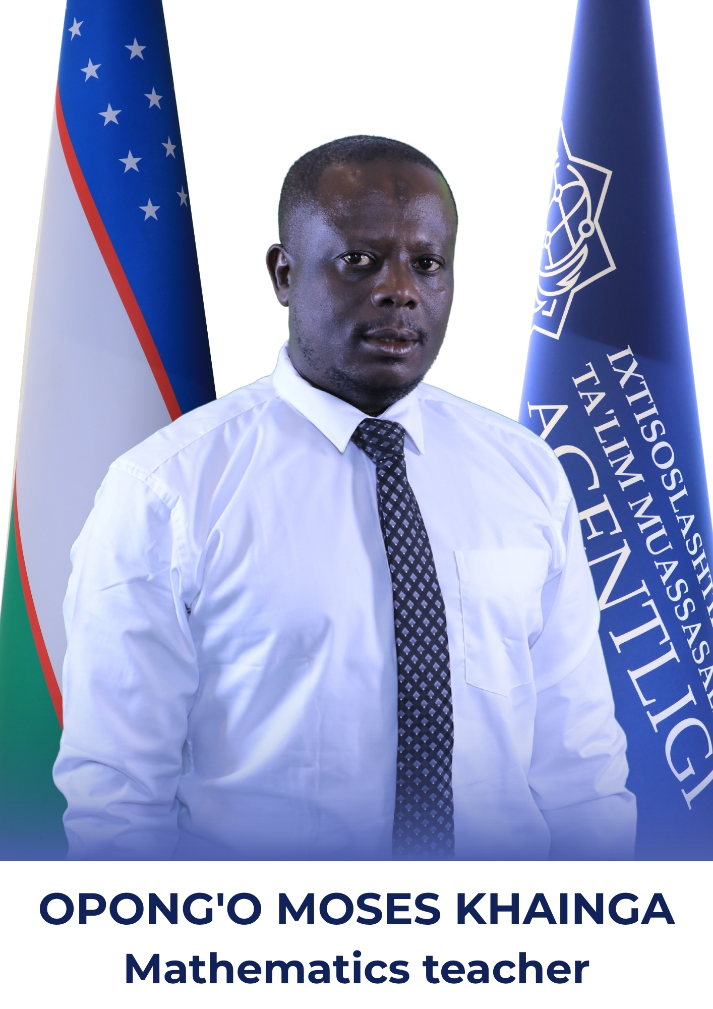 Moses Khainga Oponc'o, Mathematics Teacher