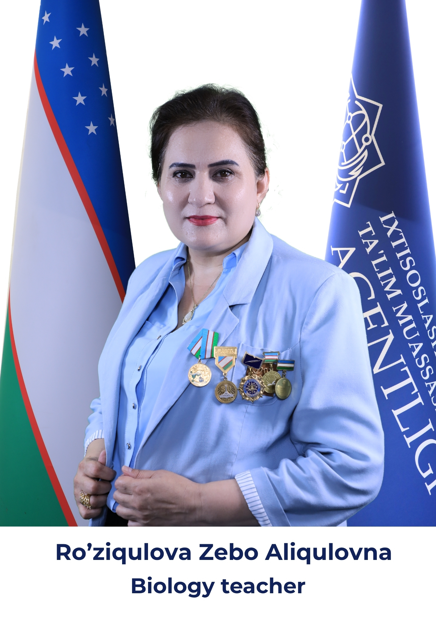 Ro'ziqulova Zebo Aliqulovna, Biology Teacher